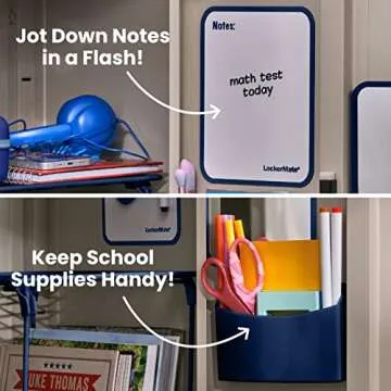 LockerMate 7-Piece Organizer Kit for Stylish Lockers
