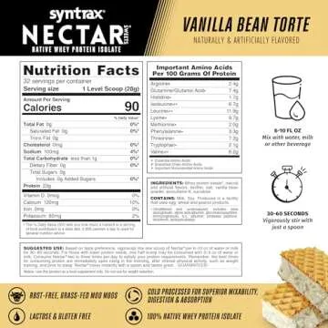 Nectar Sweets Protein Powder – Delicious Vanilla Flavor