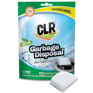 CLR Fresh & Clean Garbage Disposal Weekly Cleaning Pods - Citrus Fresh 5 Pack