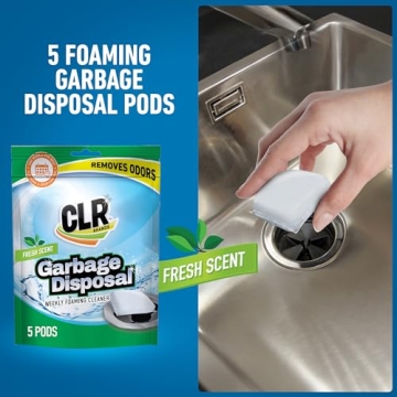 CLR Fresh & Clean Garbage Disposal Pods for Odor-Free Kitchens