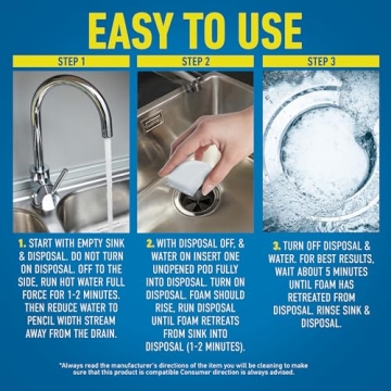 CLR Fresh & Clean Garbage Disposal Pods for Odor-Free Kitchens