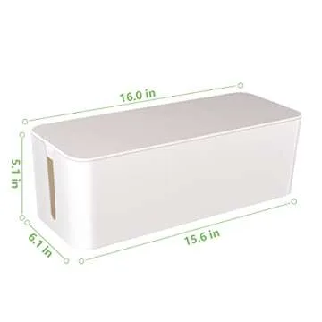 Cable Management Box for Organized Cords and Safety