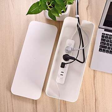 Cable Management Box for Organized Cords and Safety