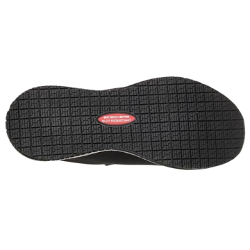 Skechers Women's Squad SR - Black Slip-Resistant Shoes