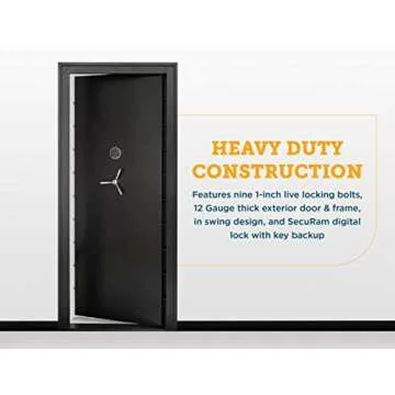 SnapSafe Steel Vault Door for Ultimate Security and Safety