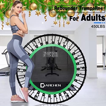 DARCHEN 450 lbs Mini Trampoline for Indoor Fitness Workouts
