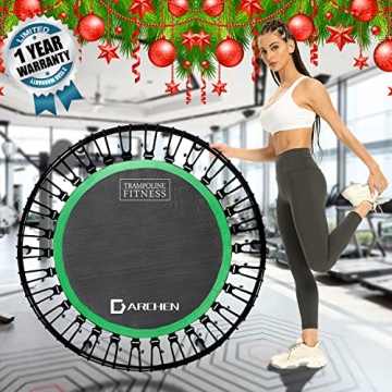 DARCHEN 450 lbs Mini Trampoline for Indoor Fitness Workouts