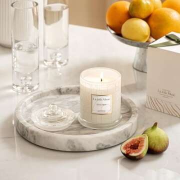 LA JOLIE MUSE Sylvan Figue Candle, Candle Gifts for Women & Men, Natural Soy Candles for Home Scente...