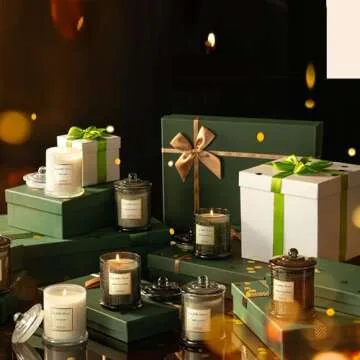 LA JOLIE MUSE Sylvan Figue Candle, Candle Gifts for Women & Men, Natural Soy Candles for Home Scented, Luxury Jar Candles, 70 Hours Long Burning, 10oz