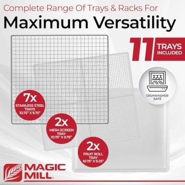 Magic Mill Premium Dehydrator for Healthy Snacks at Home