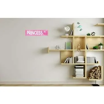 LMDDFZS Retro Girl Pink Tin Metal Sign Princess Statement Wall Decor for Home Vintage Bar or Dorm Unique Gift Idea for Friends 4x16 in