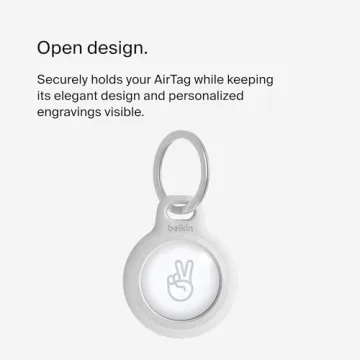Belkin Reflective AirTag Holder with Key Ring Secure Accessory