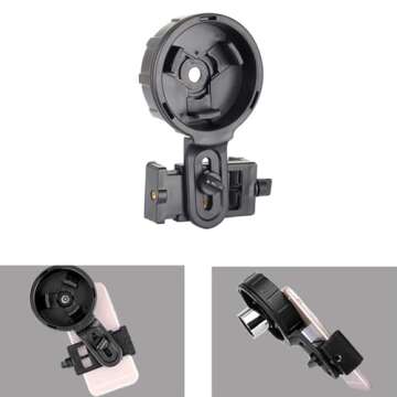 Spotting Scope Smartphone Camera Adapter, Telescope Camera Adapter, Cell Phone Adapter Mount for Binocular Monocular