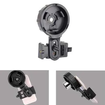 Spotting Scope Smartphone Camera Adapter, Telescope Camera Adapter, Cell Phone Adapter Mount for Binocular Monocular