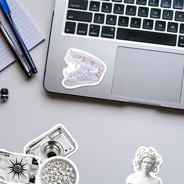 Aesthetic Waterproof Stickers - 66 Unique Vinyl Decals