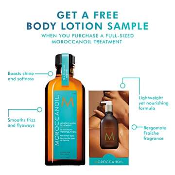 Moroccanoil Treatment with Bergamote Fraiche Body Lotion Sample