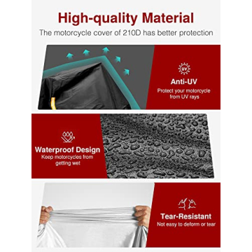 Premium Puroma Waterproof Motorcycle Cover for All Bikes