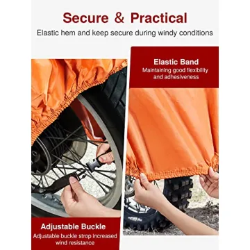 Premium Puroma Waterproof Motorcycle Cover for All Bikes