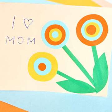 Chengu 3 Pack Craft Hole Punch 2,1 and 5/8 Inch Circle Punch Set Paper Punchers with Sticker Paper, Circle Cutter for Card Making Scrapbook DIY Crafts Albums Photos Office Supplies(10 Pcs Paper)