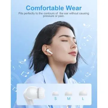 HUIFU Wireless Earbuds: 40H Playtime and Deep Bass