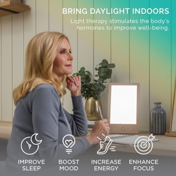 Verilux HappyLight Luxe - LED Light Therapy for Mood