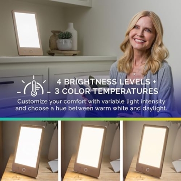 Verilux HappyLight Luxe - LED Light Therapy for Mood