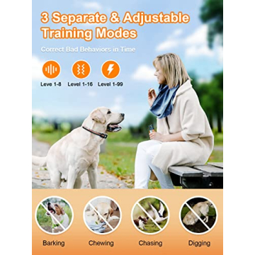 Bousnic Waterproof Dog Training Collar with Remote