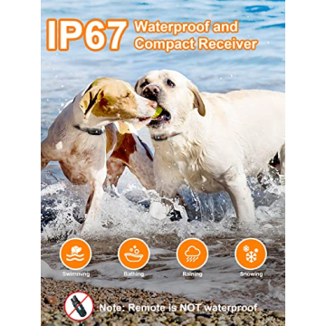 Bousnic Waterproof Dog Training Collar with Remote