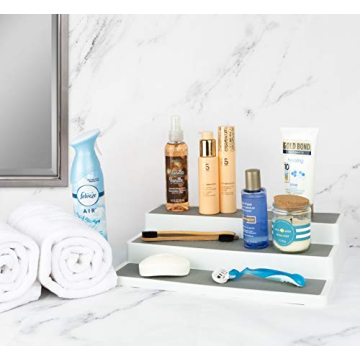 3-Tier Non-Skid Spice Rack Organizer for Kitchen & Pantry