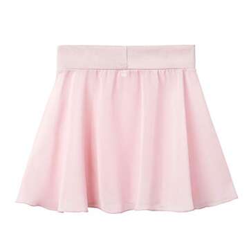 Stelle Girls Ballet Dance Chiffon Wrap Skirt (7-9 Years, Pink (Pull On))