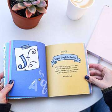 Cute Hand Lettering Workbook for Creative Expressions