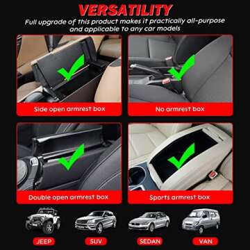 Car Organizers and Storage Purse Holder, Large Capacity Car Net Pocket Handbag Holder, Automotive Consoles & Backseat Organizer, Leather Back Seat Bag Between Car Front Seats, Beige