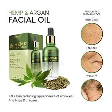 Hydrating Hemp & Argan Facial Oil for Radiant Skin