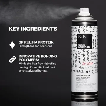 IGK GOOD BEHAVIOR Spray Keratin Treatment Frizz Control
