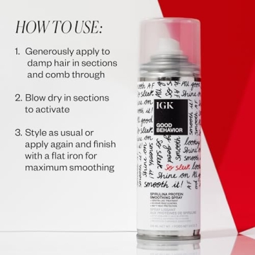 IGK GOOD BEHAVIOR Spray Keratin Treatment Frizz Control