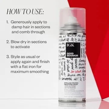IGK GOOD BEHAVIOR Spray Keratin Treatment Frizz Control