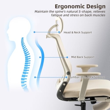 Comfortable Foldable Office Chair with Foot Rest