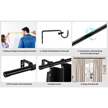 Premium Adjustable Alskarhem Curtain Rod Set for Stylish Homes
