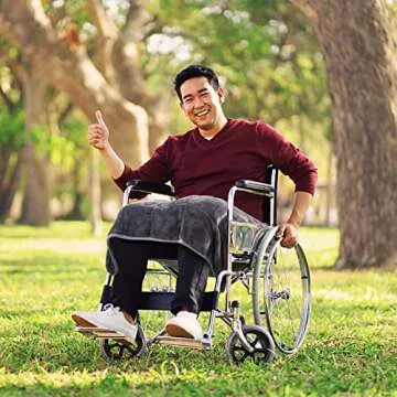 MAXTID 8 lbs Weighted Lap Blanket for Adults