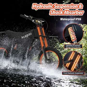 Electric Dirt Bike for Teens-Adults, 2000W-21AH-37MPH