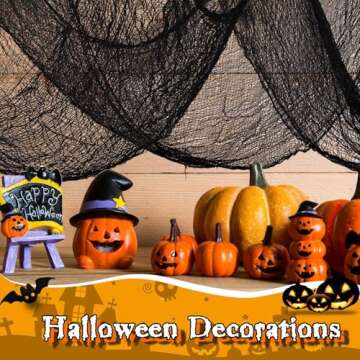 TYKURLA Creepy Cloth Halloween Decorations - 4 PCS 72" x 30"