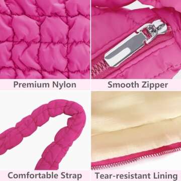 YFGBCX Quilted Tote Bag for Women - Stylish & Spacious