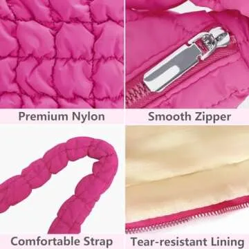 YFGBCX Quilted Tote Bag for Women - Stylish & Spacious