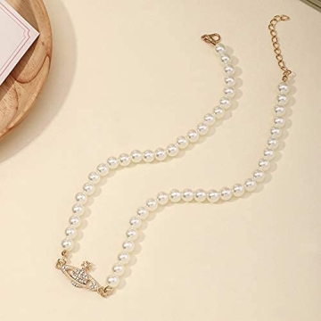 Explore HEIMAXING Saturn Pearl Necklace Jewelry Set for Women