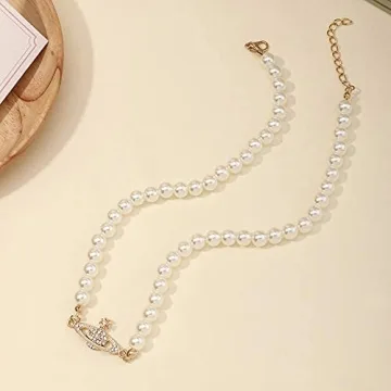 Explore HEIMAXING Saturn Pearl Necklace Jewelry Set for Women