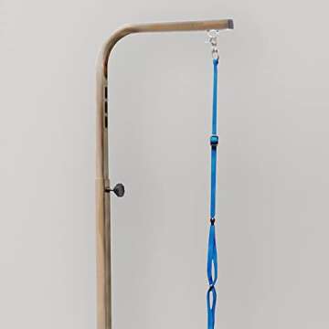 Go Pet Club - 30 Inch Dog Grooming Table - Pet Grooming Table - Foldable, Adjustable Arm, Portable, Non-Slip Grooming Table for Dogs at Home - Black