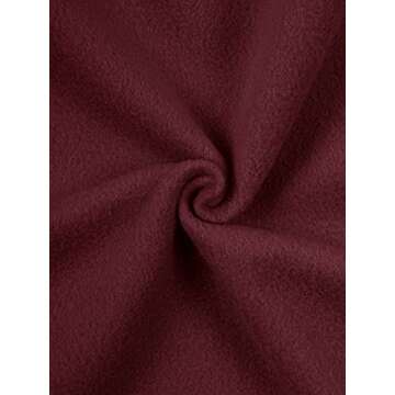 LASLULU Womens Cropped Hoodies Sport Athletic Zip Up Hoodie Sweater Fleece Lined Sweatshirt Long Sleeve Pullover Fall Fashion 2024 Pockets(Burgundy X-Large)