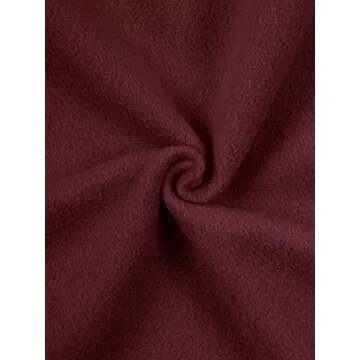 LASLULU Womens Cropped Hoodies Sport Athletic Zip Up Hoodie Sweater Fleece Lined Sweatshirt Long Sleeve Pullover Fall Fashion 2024 Pockets(Burgundy X-Large)