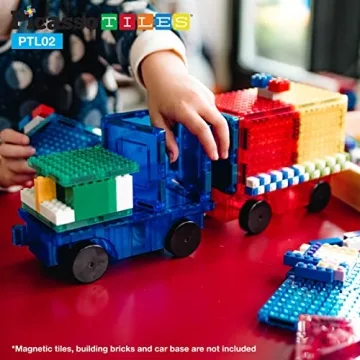 PicassoTiles Magnetic Brick Tiles - A Creative STEM Building Set