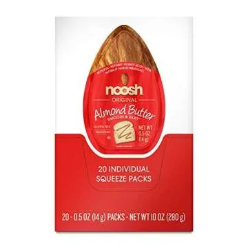 NOOSH Almond Butter Packets - Convenient Healthy Snack